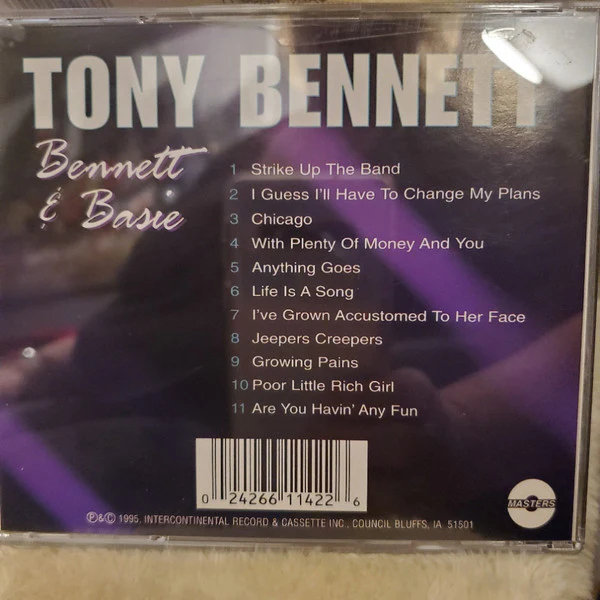 Tony Bennett Featuring Count Basie Orchestra - Bennett & Basie (CD) - Image 3