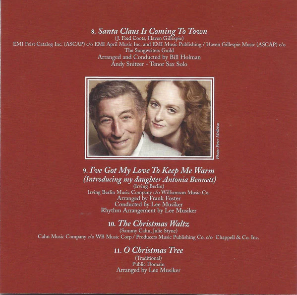 Tony Bennett Featuring Count Basie Big Band - A Swingin' Christmas (CD) - Image 3
