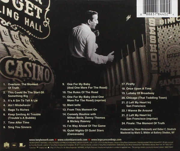 Tony Bennett - Live At The Sahara: Las Vegas,1964 (CD) - Image 2