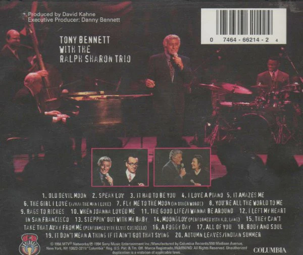 Tony Bennett - MTV Unplugged (CD) - Image 2