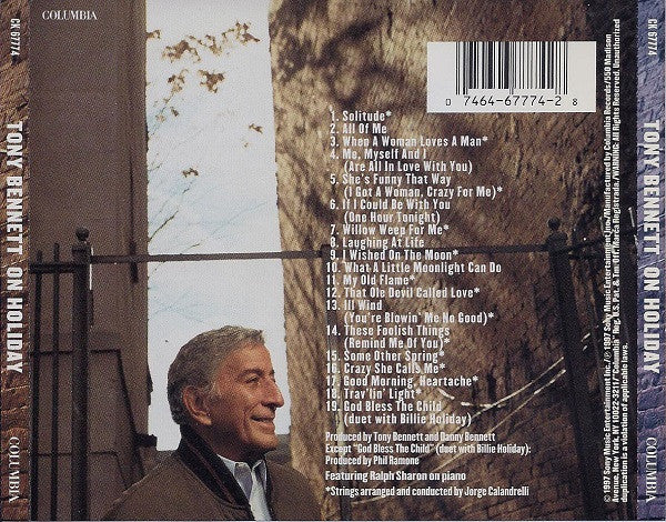Tony Bennett - On Holiday (CD) - Image 2