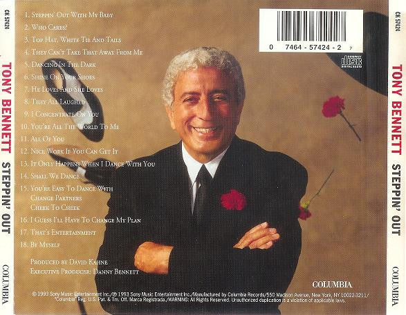 Tony Bennett - Steppin' Out (CD) - Image 2