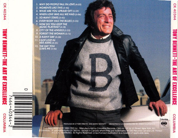 Tony Bennett - The Art Of Excellence (CD) - Image 4