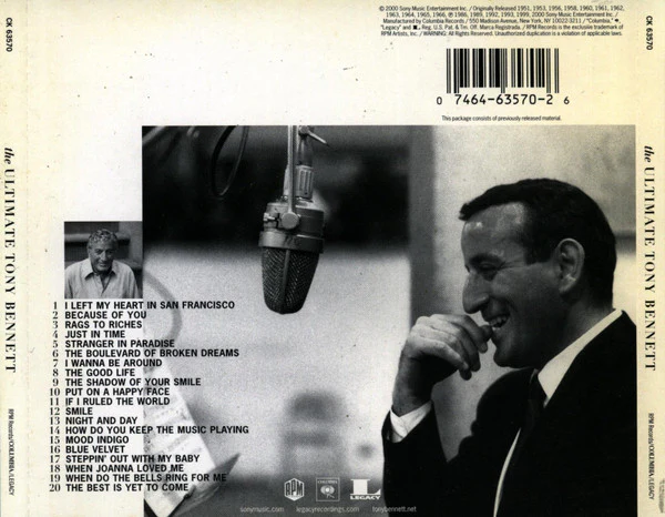 Tony Bennett - The Ultimate Tony Bennett (CD) - Image 2