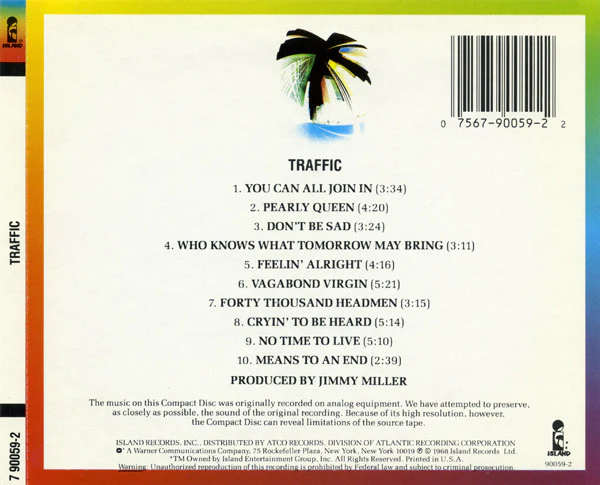 Traffic - Traffic (CD) - Image 4