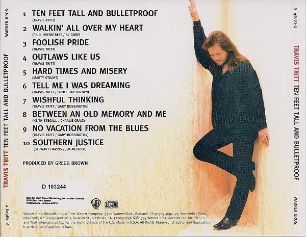 Travis Tritt - Ten Feet Tall And Bulletproof (CD) - Image 4