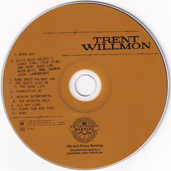 Trent Willmon - Trent Willmon (CD) - Image 3