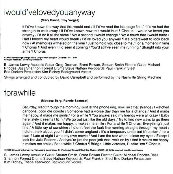 Trisha Yearwood - Inside Out (CD) - Image 5