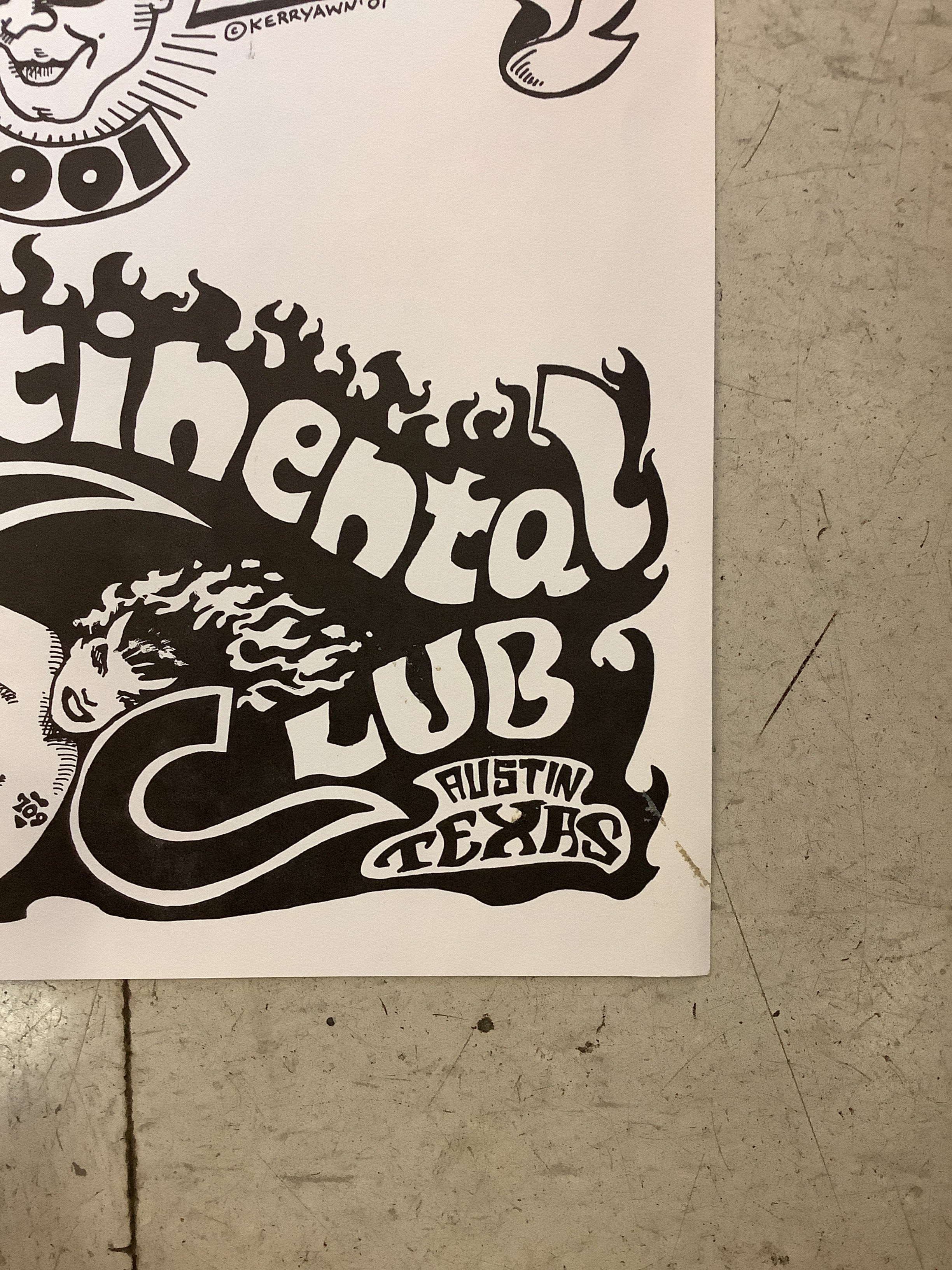 Uranium Savages at Continental Club - 2001 (Poster) - Image 4
