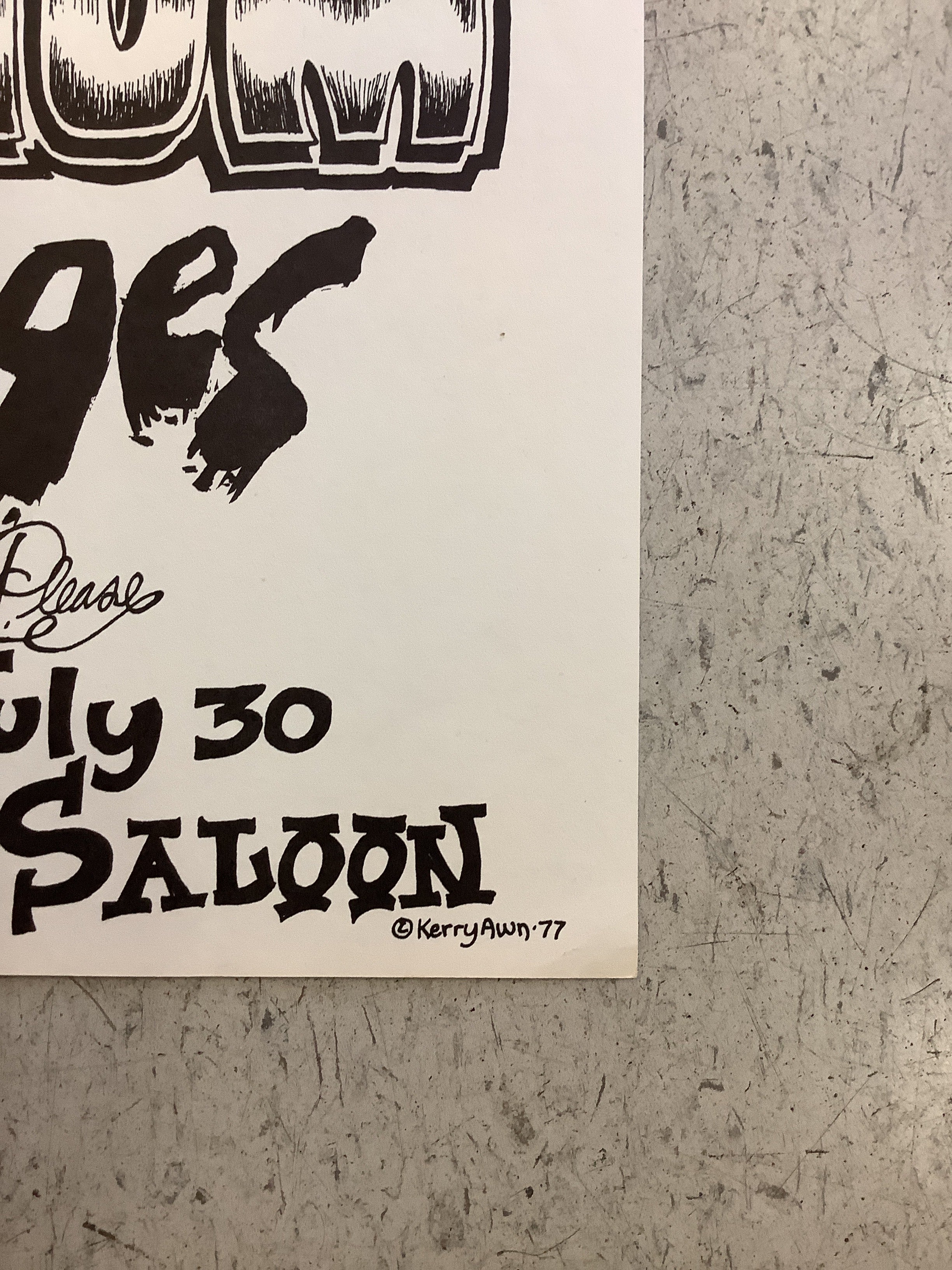 Uranium Savages at Soap Creek Saloon - 1977 (Poster) - Image 4