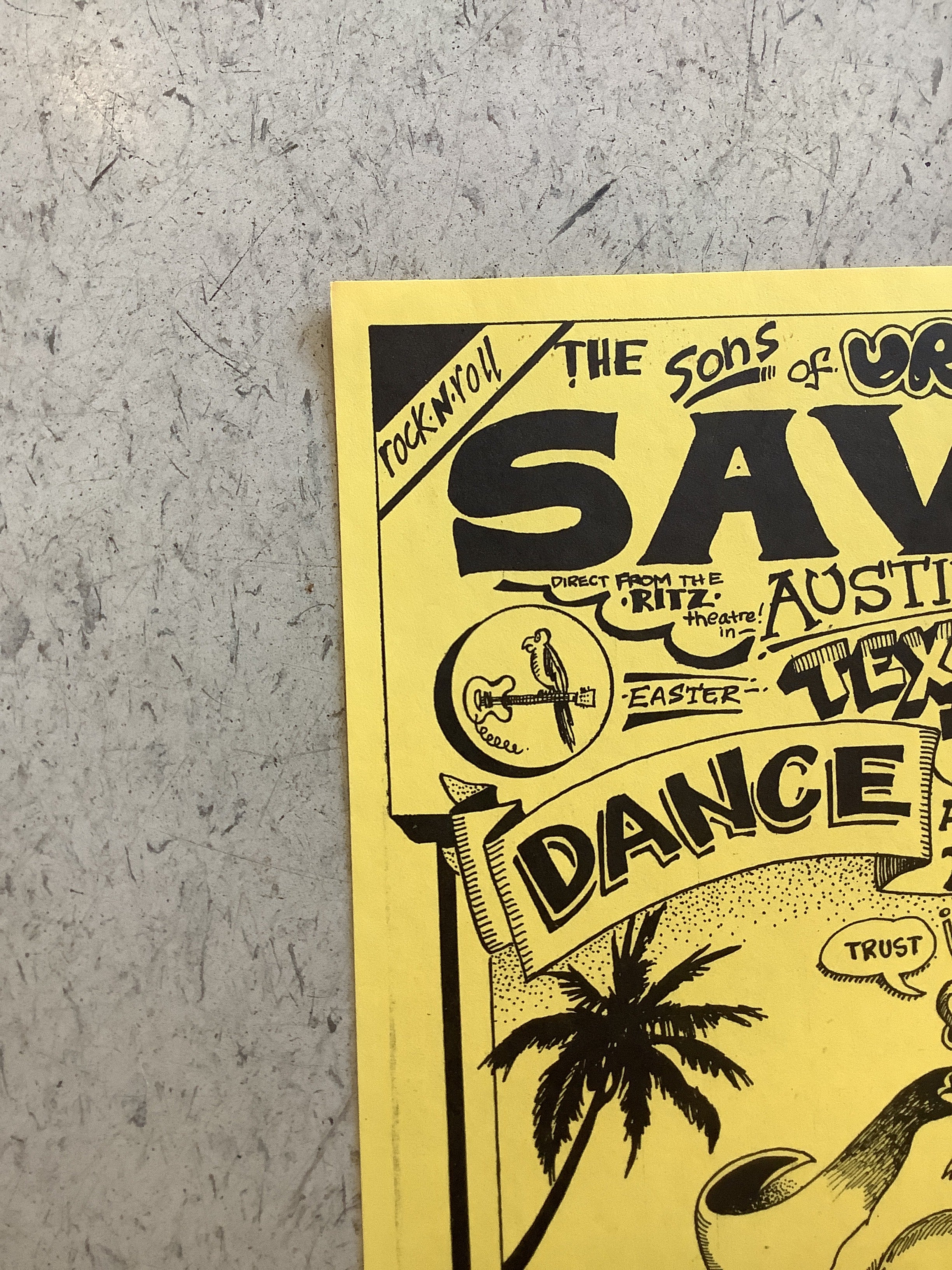 Uranium Savages at The Pavilion by The Jetties - 1975 (Poster) - Image 2
