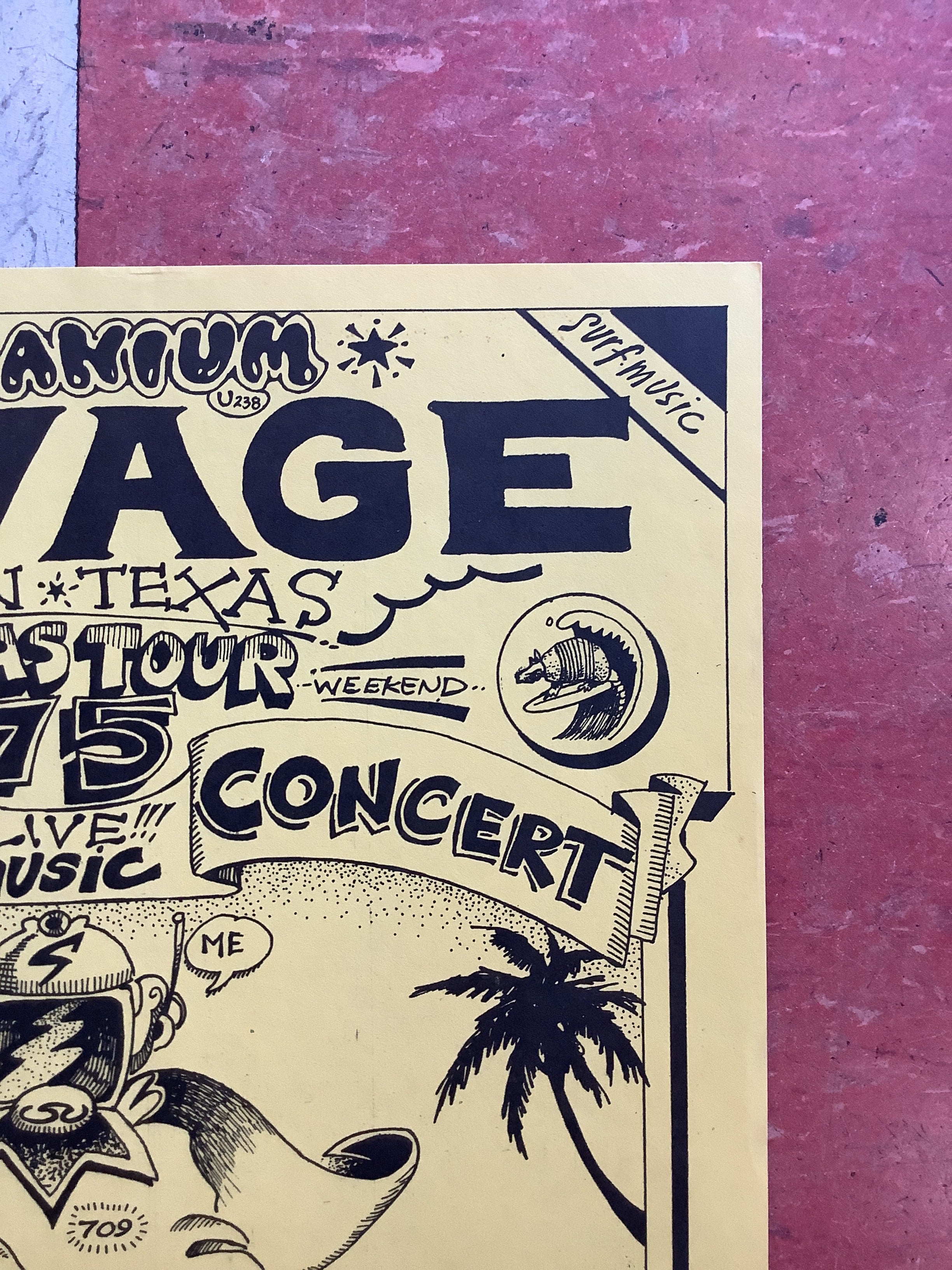 Uranium Savages at The Pavilion by The Jetties - 1975 (Poster) - Image 3