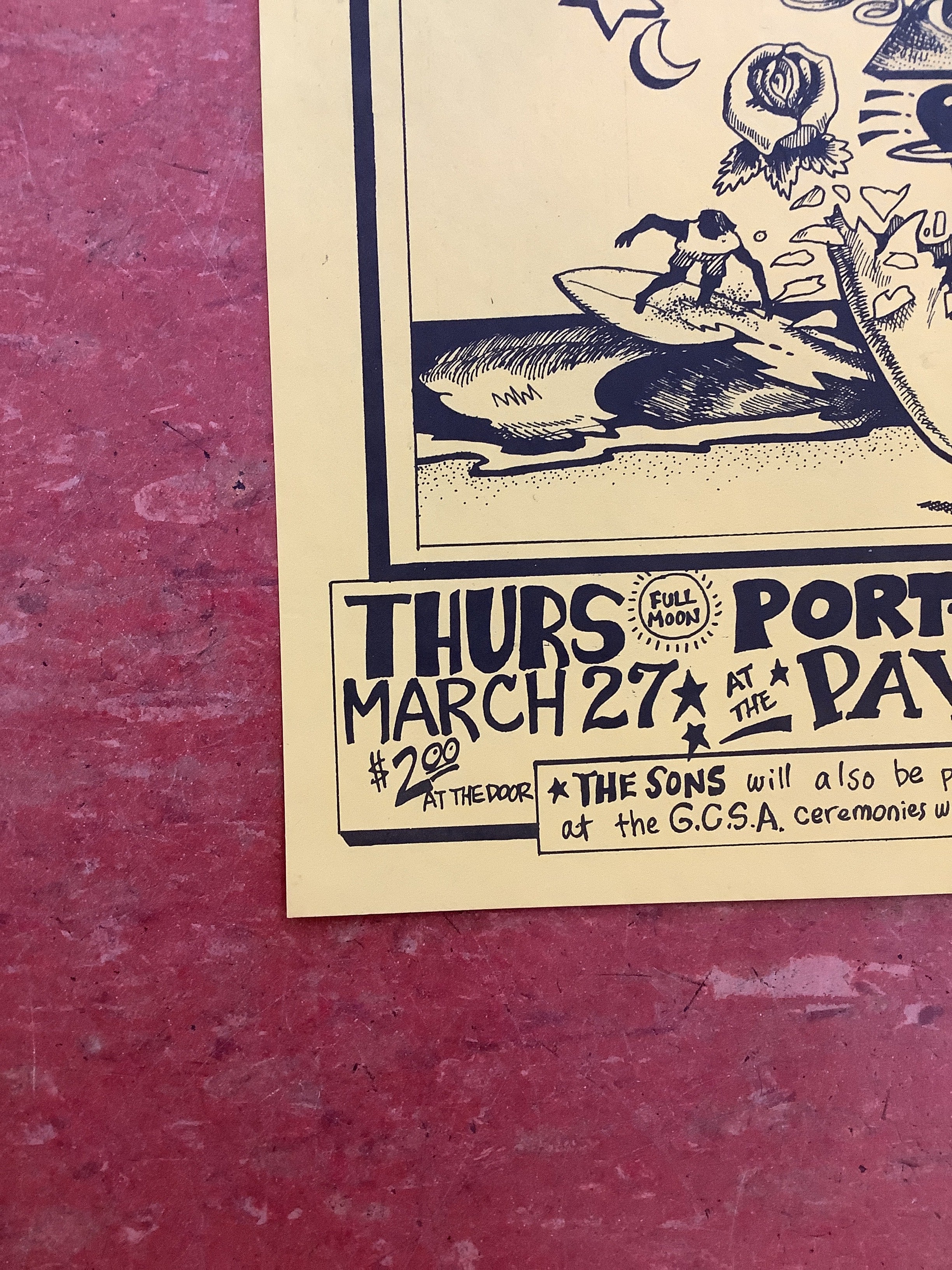 Uranium Savages at The Pavilion by The Jetties - 1975 (Poster) - Image 5