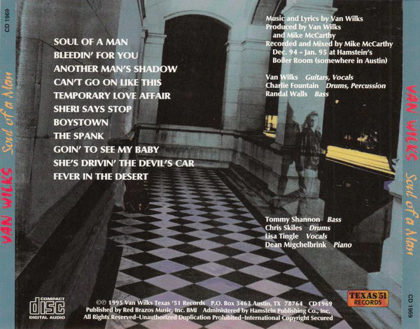 Van Wilks - Soul Of A Man (CD) - Image 2