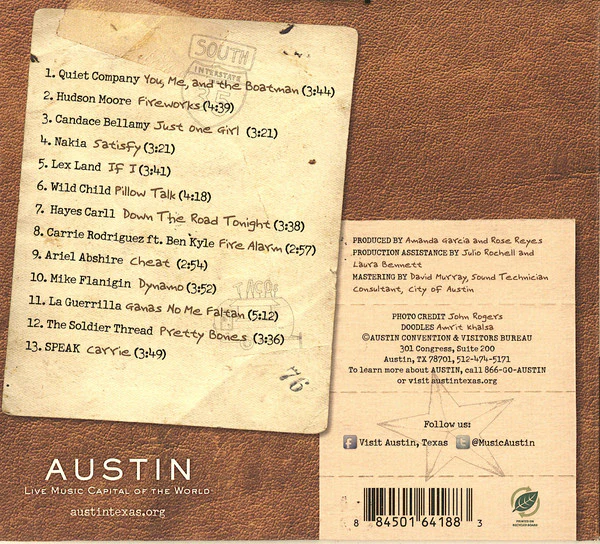 Various - Austin Music Volume 11 (CD) - Image 2