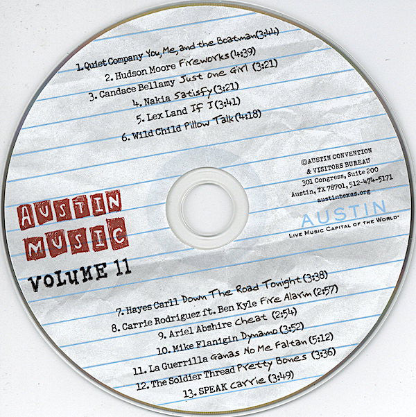Various - Austin Music Volume 11 (CD) - Image 3