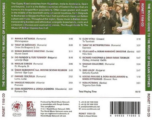 Various - Balkan Gypsies - The Rough Guide To The Music Of Balkan Gypsies (CD) - Image 2