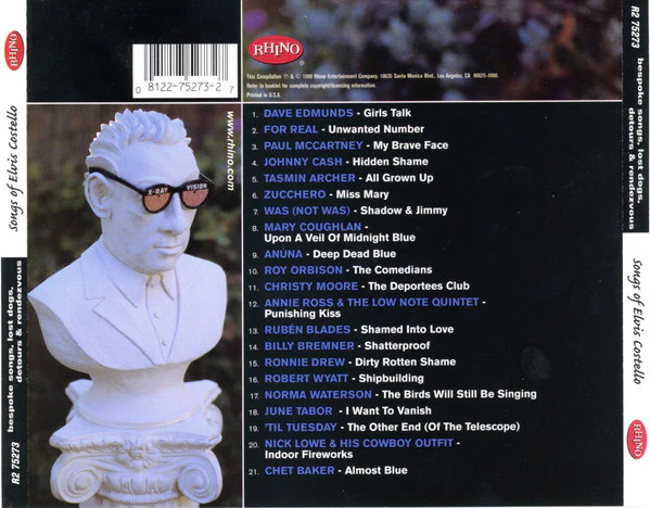 Various - Bespoke Songs, Lost Dogs, Detours & Rendezvous (Songs Of Elvis Costello) (CD) - Image 2