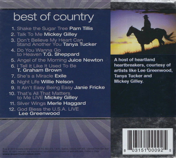 Various - Best Of Country (CD) - Image 2
