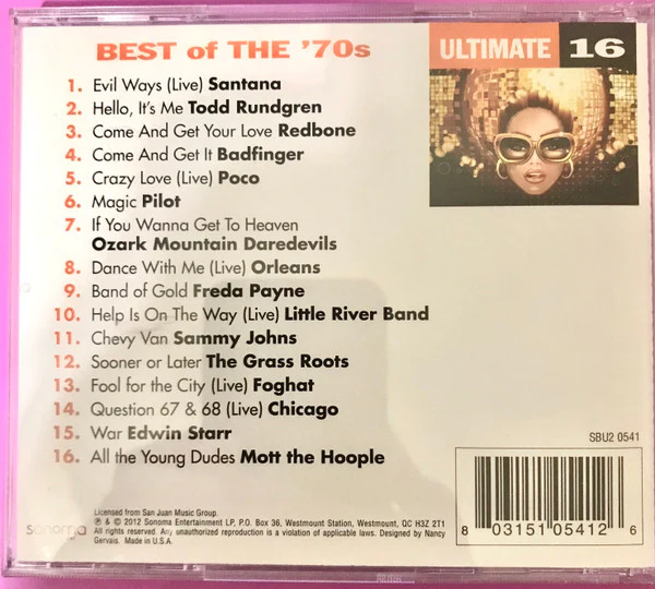 Various - Best Of The '70s (CD) - Image 2