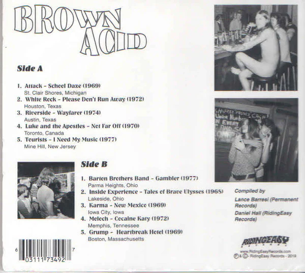 Various - Brown Acid: The Eighth Trip (Heavy Rock From The Underground Comedown) (CD) - Image 2