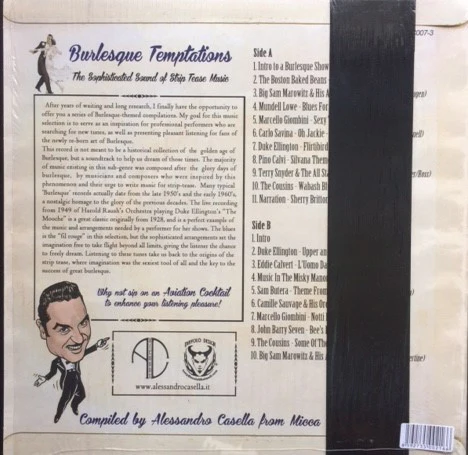 Various - Burlesque Temptations Vol.3 - The Sophisticated Sound Of Striptease Music (Vinyl) - Image 2