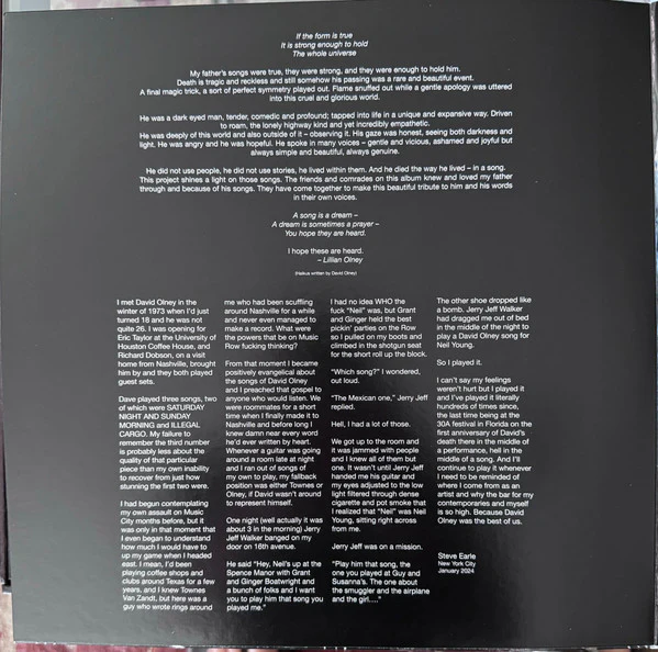 Various - Can’t Steal My Fire: The Songs Of David Olney (Vinyl) - Image 3