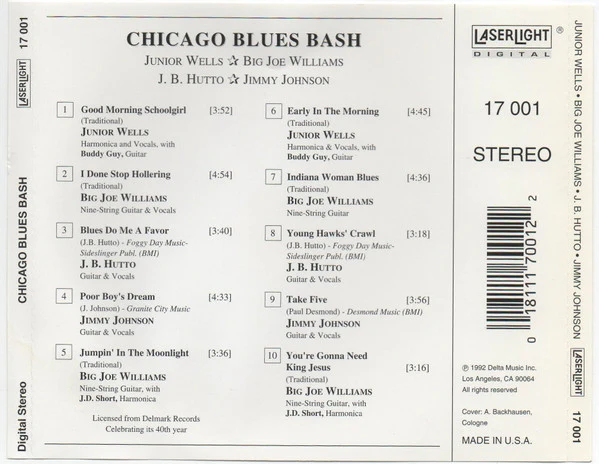Various - Chicago Blues Bash (CD) - Image 2