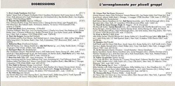 Various - Digressions - L' Arrangiamento Per Piccoli Gruppi (CD) - Image 3