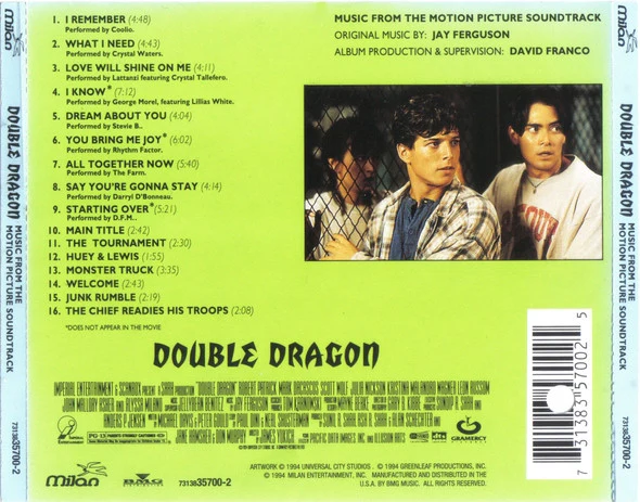 Various - Double Dragon (Music From The Motion Picture Soundtrack) (CD) - Image 2