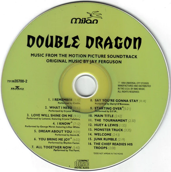 Various - Double Dragon (Music From The Motion Picture Soundtrack) (CD) - Image 3