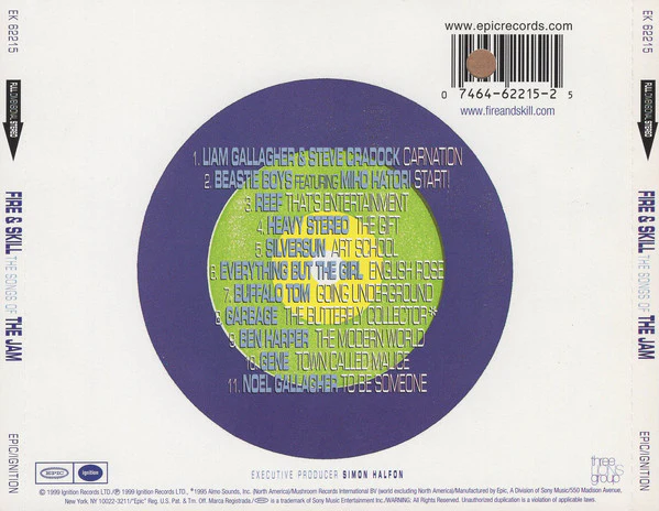 Various - Fire & Skill - The Songs Of The Jam (CD) - Image 2