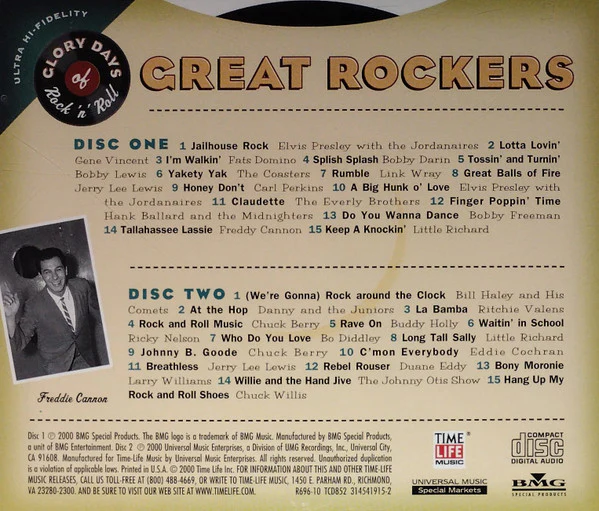 Various - Glory Days Of Rock 'N' Roll: Great Rockers (CD) - Image 2