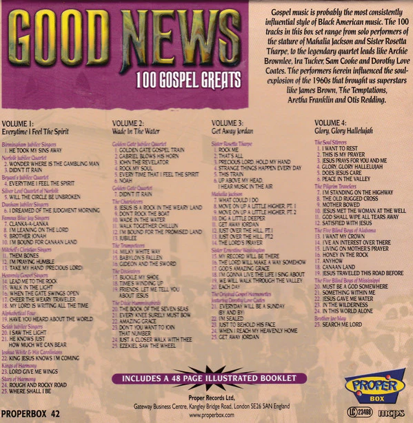 Various - Good News: 100 Gospel Greats (CD) - Image 2