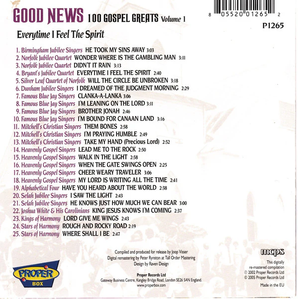 Various - Good News: 100 Gospel Greats (CD) - Image 3