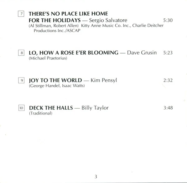 Various - GRP Christmas Collection, Vol. III (CD) - Image 5