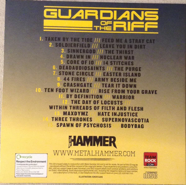 Various - Guardians Of The Riff (CD) - Image 2