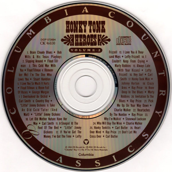 Various - Honky Tonk Heroes (CD) - Image 3