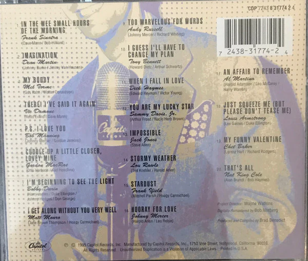Various - Hooray For Love: Capitol's Great Gentlemen Of Song, Vol. 1 (CD) - Image 2