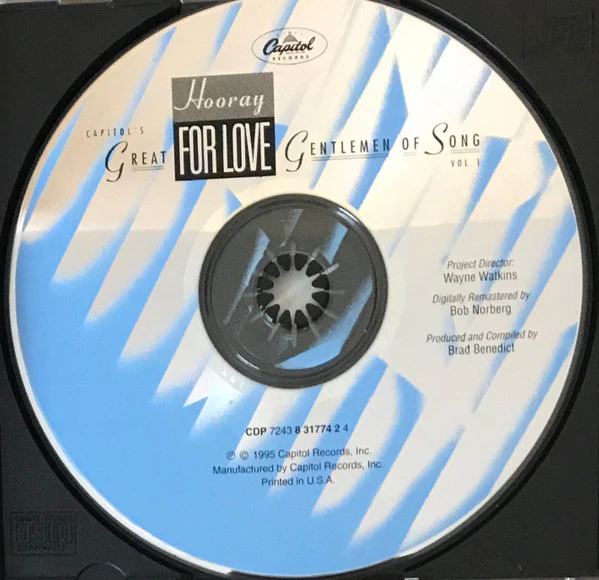 Various - Hooray For Love: Capitol's Great Gentlemen Of Song, Vol. 1 (CD) - Image 3