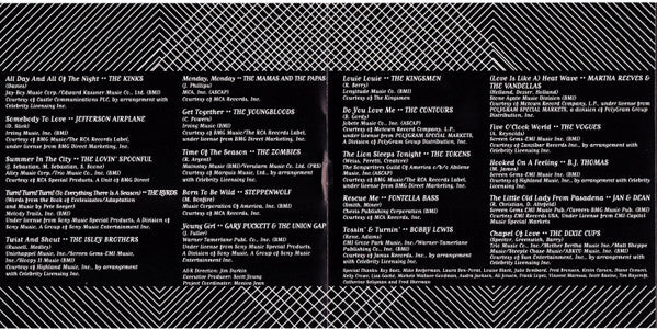 Various - I Love Rock & Roll:  Hits Of The 60's -- Volume Two (CD) - Image 2