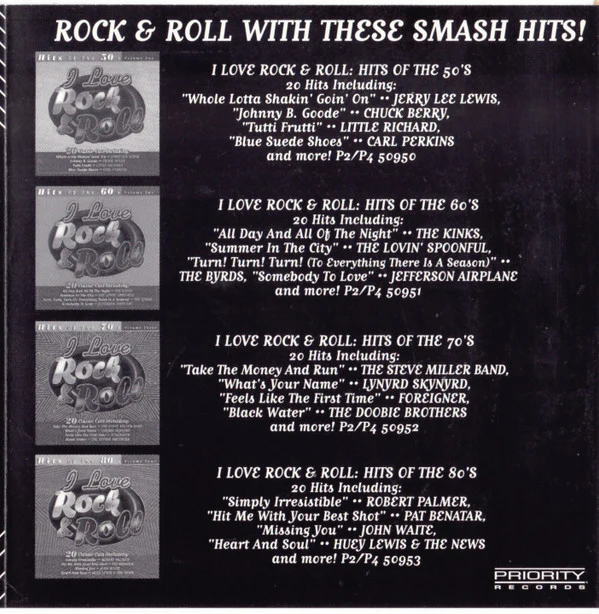 Various - I Love Rock & Roll:  Hits Of The 60's -- Volume Two (CD) - Image 3