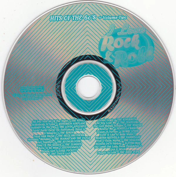 Various - I Love Rock & Roll:  Hits Of The 60's -- Volume Two (CD) - Image 5