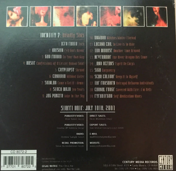 Various - Identity 7: Deadly Sins (CD) - Image 2