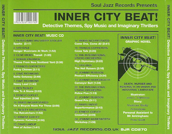 Various - Inner City Beat! Detective Themes, Spy Music And Imaginary Thrillers (CD) - Image 3