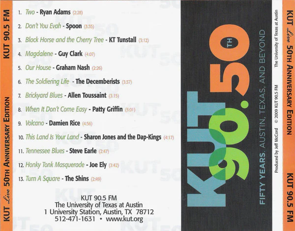 Various - KUT Live 50th Anniversary Edition - KUT 90.5 FM (CD) - Image 4