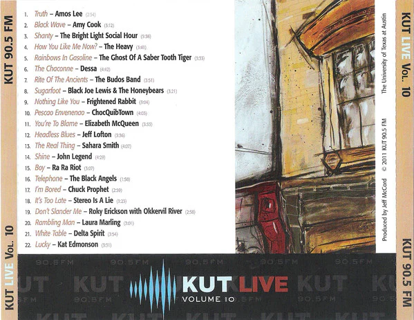 Various - KUT Live Vol. 10 - KUT 90.5 FM (CD) - Image 3