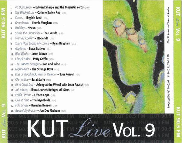 Various - KUT Live Vol. 9 - KUT 90.5 FM (CD) - Image 2