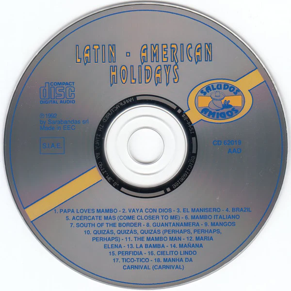 Various - Latin-American Holidays (CD) - Image 3