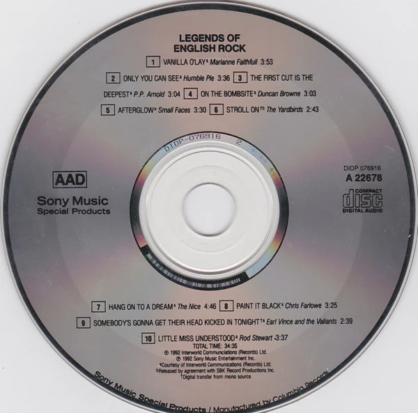 Various - Legends Of English Rock (CD) - Image 4